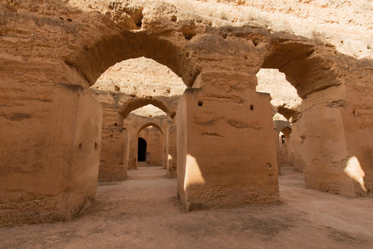 North Africa, Morocco, Meknes district, Aqueduct