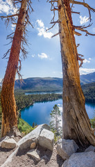Crystal Lake near Mammoth Lakes, california