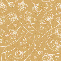 Fantasy decorative vintage floral pattern