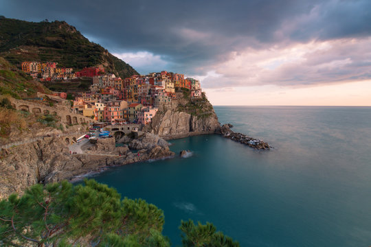 Europe,Italy,Liguria,Cinque Terre, La Spezia district..Manarola
