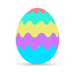 painted vector easter egg