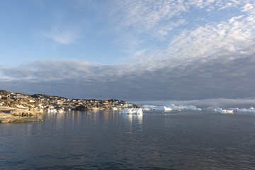 View of iceberg from Greenland.