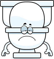 Sad Cartoon Toilet