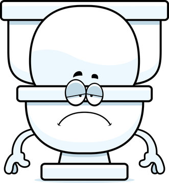 recommend clip art: Sad Cartoon Toilet