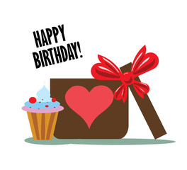 Happy Birthday postcard
