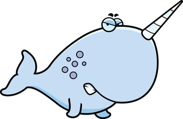 Angry Cartoon Narwhal © corythoman