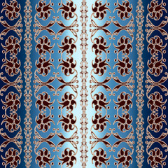 Floral damask pattern