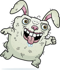 Ugly Bunny Running