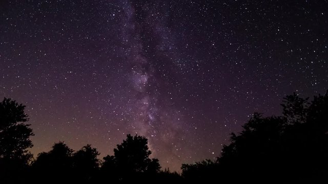 4K Time-lapse Our Beautiful Milky Way