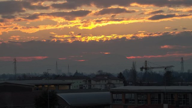 4K Time-lapse Holy Grail Amazing Colourful Day to Night Sunset