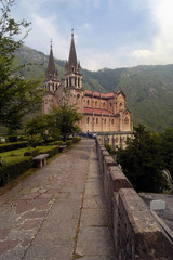 Fototapeta na wymiar Basilica de Covadonga, Asturias, Spain