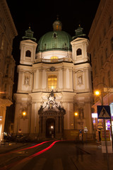Fototapeta na wymiar Vienna night
