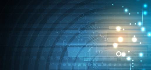Digital technology world. Business virtual concept. Vector background