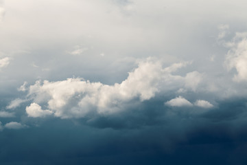Naklejka na ściany i meble blue cloud with rain