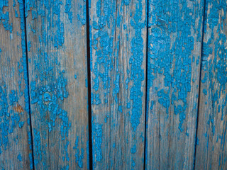 Fototapeta na wymiar Old grunge weathered blue door texture