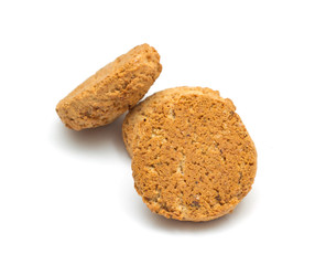 Fresh cookies isolated on white