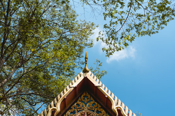 Thai temple in Saraburi,Thailand.