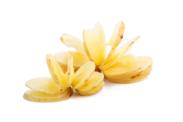 Potato isolated on white background.