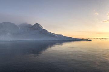 View of iceberg from Greenland.