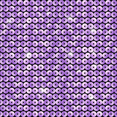 Seamless pattern with purple sequins