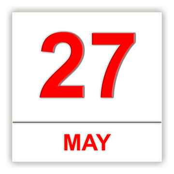 May 27. Day on the calendar.