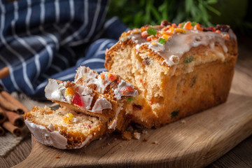 Christmas fruit cake.