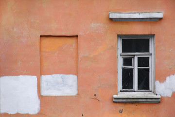 bricked up window