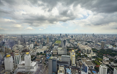 Top view city, Bangkok , Thailand