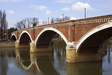 Fototapeta premium Old bridge in Sisak, Croatia