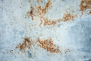 Rusty metal plate background; close-up; 