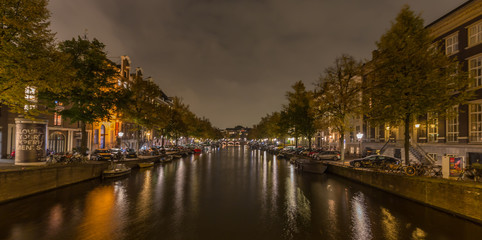 Fototapeta premium Autumn In Amsterdam, the Netherlands