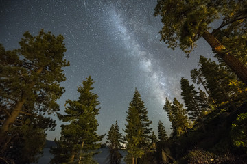 Milky Way over Lake Tahoe