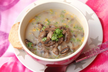 Champignonsuppe