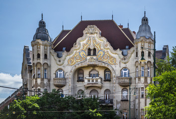 Fototapeta na wymiar Art Nouveau palace