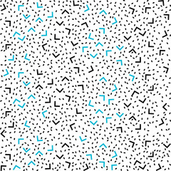 Abstract pattern background with blue and black angles