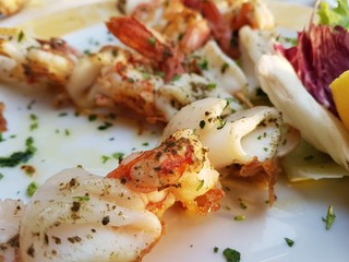 Cooked shrimp