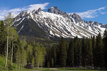 Mt. Sneffels in the San Juan Mountains.