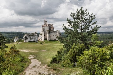 Fototapeta na wymiar Mirowiec Castle in Poland