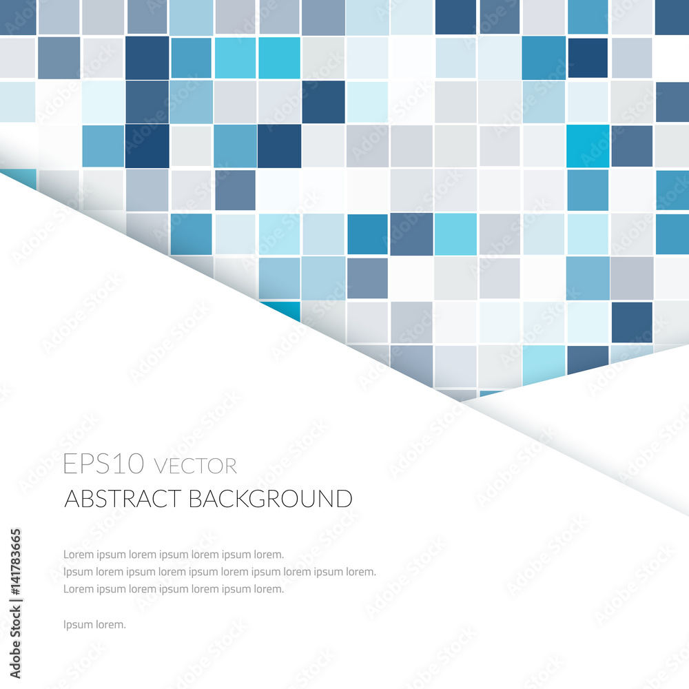 Poster abstract background with an original layered geometric pattern. space for text. overlapping sheets o