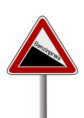 Obraz premium Gefälle Benzinpreis