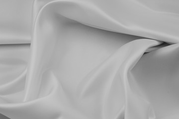 Obraz premium White silk fabric