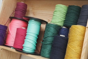 matériel de macramé, artisanat 