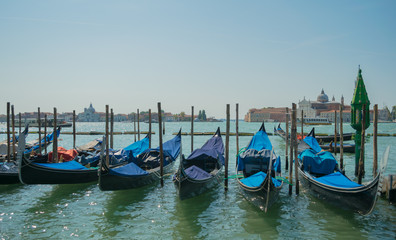 Venetian Gondolas,Venice, Italy