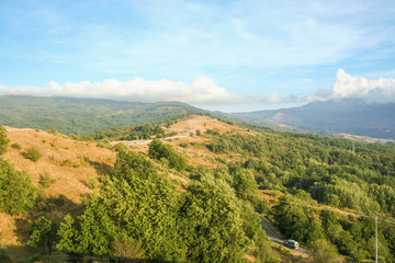 Fototapeta na wymiar Valle del Sinni, Pollino national park