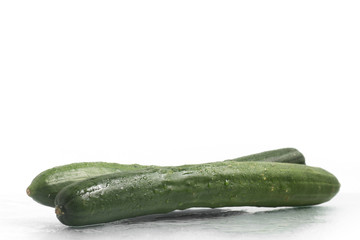 Two Fresh Cucumber