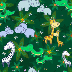 jungle seamless pattern-01