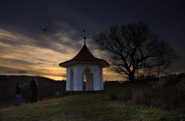 amazing sky above the watchtower