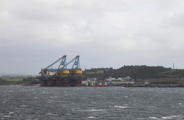 Fototapeta premium port de Stavanger en Norvège