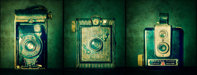 Retro vintage style camera