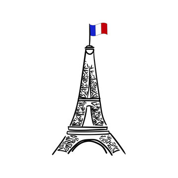 eiffel tower illustration